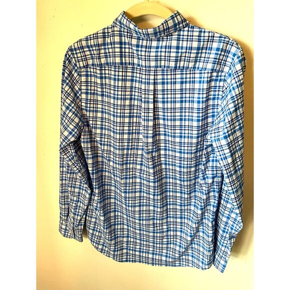 Vineyard Vines Youth Large (16)‎ Performance Long Sleeve Button Up Shirt Shades - Picture 3 of 7